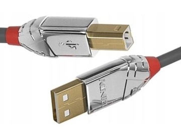 Lindy 36641 Линейный кабель USB 2.0 A-B Cromo — 1 м