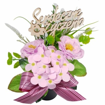 Букет цветов из мыла камелии гортензии ПОДАРОК ​​на ДЕНЬ БАБУШКИ И Дедушки