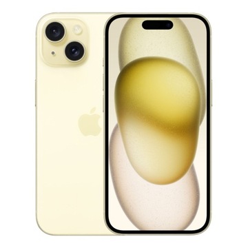 Telefon Apple iPhone 15 6/128GB 5G Żółty