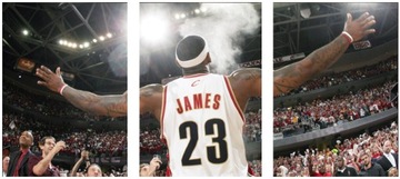 3x OBRAZ NA ŚCIANĘ LEBRON NBA 20x30