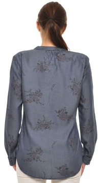 WRANGLER bluzka flower dark blue EMMA BLOUSE_ S