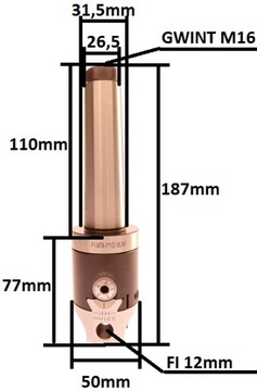 РАСТОЧНАЯ ОПРАВКА 50 мм 0,01 MK 4 MK4 6 НОЖЕЙ 10 ПЛАСТИН