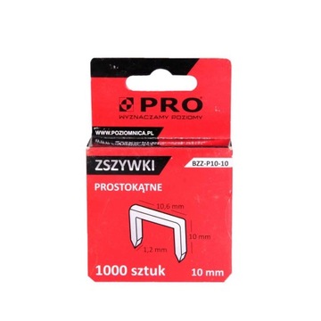 Zszywki Pro 10 typ BZZ-P10 1000 szt