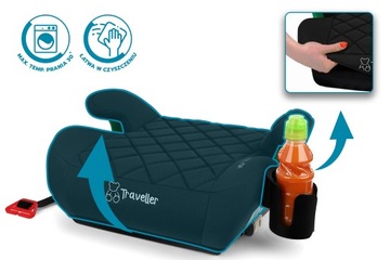 АВТОКРЕСЛО С ПОДКЛАДКОЙ С ISOFIX ЧЕРНОЕ СТЕГАНОЕ R129