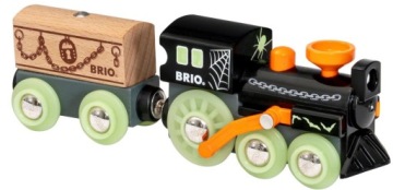 BRIO HAUNTED ПОЕЗД СВЕТИТСЯ В ТЕМНОТЕ 33986