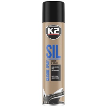 K2 SIL - 100% SILIKON W SPRAYU DO USZCZELEK 300 ml