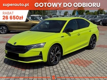 Skoda Octavia IV Liftback 1.5 TSI EVO 150KM 2025 SKODA Octavia Sportline 1.5 TSI mHEV DSG Sedan 150KM 2025