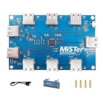 Ręczny hub USB do spawania V2.1 z 7 portami USB dla FPGA MiTer