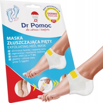 DR POMOC MASKA ZŁUSZCZAJĄCA PIĘTY MAX REGENERACJA