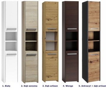 ШКАФ-ЛОФТ ДЛЯ ВАННОЙ КОМНАТЫ 30 СМ = ДУБ ARTISAN
