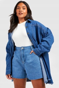 BOOHOO PLUS SPODENKI JEANSOWE 6XL