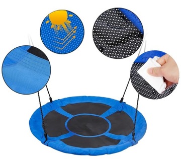 Стеро -гнездовый сад свинг для детей высотой 100 см высотой 150 кг xxl