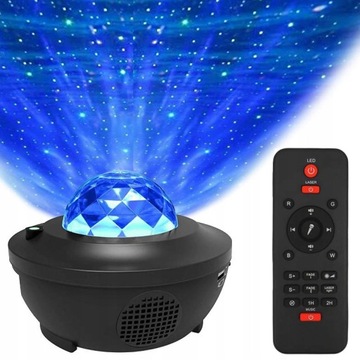 Obrotowy projektor gwiazd nieba i oceanu Star LED