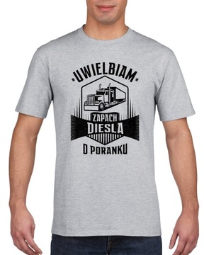 Koszulka męska ZAPACH DIESLA O PORANKU s XL