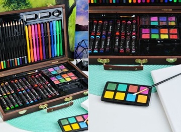 Набор художественной живописи 81 предмет в чемодане.