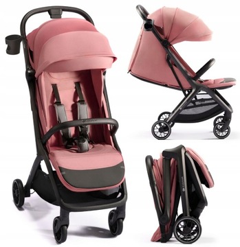 Wózek KINDERKRAFT Nubi 2 pink quartz