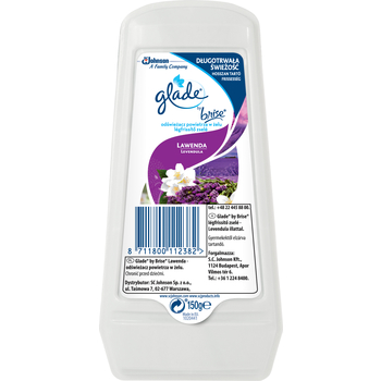 Glade by Brise – Odświeżacz powietrza w żelu, 150 g – Lawenda