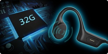 БЕСПРОВОДНЫЕ НАУШНИКИ С КОСТНОЙ ПРОВОДИМОСТЬЮ СПОРТИВНЫЕ НАУШНИКИ BLUETOOTH IPX BEAR-BYE