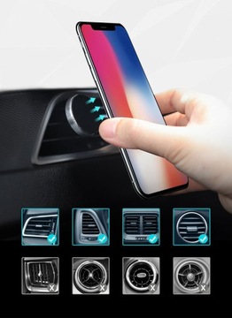 АВТОМОБИЛЬНЫЙ ДЕРЖАТЕЛЬ ДЛЯ РЕШЕТКИ ТЕЛЕФОНА МАГНИТНЫЙ