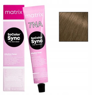 MATRIX SOCOLOR SYNC PRE-BONDED ALKALINE TONER FARBA DO WŁOSÓW 7NA 90ML