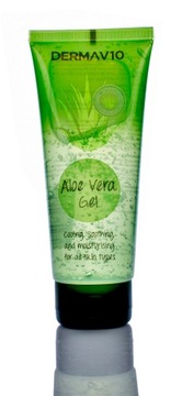 ŻEL ALOESOWY ALOE VERA ŁAGODZĄCY DERMAV10 100ml