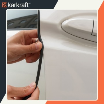 АВТОМОБИЛЬНАЯ ДВЕРЬ КРАЯ ПРОТЕКТОР ОБОД ПРОФИЛЬ БАМПЕР ЧЕРНЫЙ 5 М