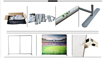 FRAME STAND LED настенный фоновый баннер 230 x 245 см