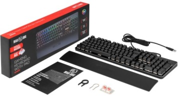 Клавиатура MAD DOG GK600 Outemu Red Black