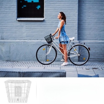 АКСЕССУАРЫ ДЛЯ ЭЛЕКТРИЧЕСКИХ СКУТЕРОВ ПРАКТИЧЕСКАЯ КОРЗИНА ДЛЯ ХРАНЕНИЯ ВЕЛОСИПЕДОВ