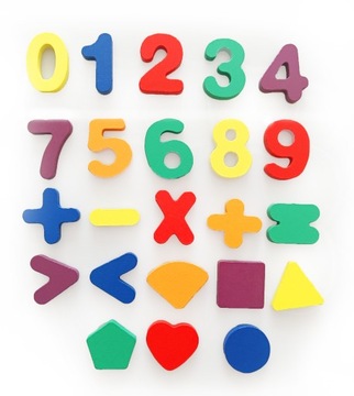 Цифры-головоломки, обучение подсчету, деревянная доска, Монтессори, образовательная