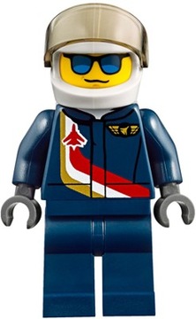 LEGO Figurka cty0841 City 60177 Airshow Jet Pilot