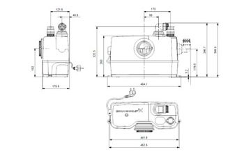 GRUNDFOS Измельчитель SOLOLIFT 2 WC-1 48ч