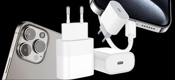 Оригинальный комплект зарядного устройства 20 Вт + кабель USB-C-LIGHTNING для быстрой зарядки iPhone