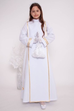 Alba komunijna dla dziewczynki - habitowa 5/RH