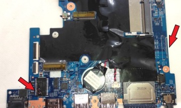 Материнская плата 448.0AB06.0011 LENOVO ThinkPad T570 i5-6300U повреждена