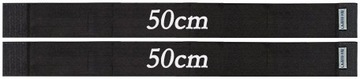 2x Organizer pas do bagażnika samochodu auta elastyczny na rzep 50cm