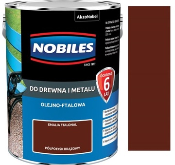 NOBILES FTALONAL FTALOWA BRĄZOWY PÓŁPOŁYSK 5L