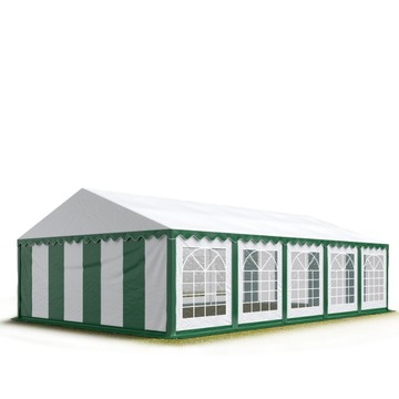 5x10m Namiot imprezowy, PVC 700, zielono-biały