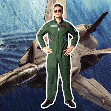 strój karnawałowy kostium Top Gun roz L