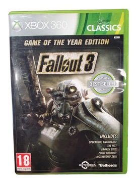 FALLOUT 3 GOTY XBOX360 KOMPLET STAN BDB++