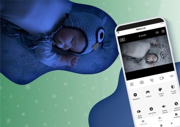 NENO LUI NIANIA ELEKTRONICZNA LAMPKA NOCNA APLIKACJA TELEFON ZDJĘCIA FILMY