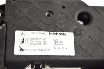 MERCEDES W213 AMG E63 2018 RHD MOTOR STŘEŠNÍHO OKNA A2139066803 A2139014101