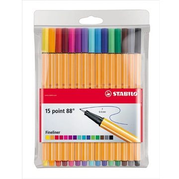 Cienkopis point 88 15 sztuk STABILO 8815