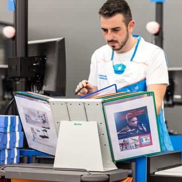 Презентационная система TARIFOLD А4, 30 панелей, разные цвета.