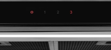 Okap podszafkowy Amica OSC6559B 60cm Czarny LED