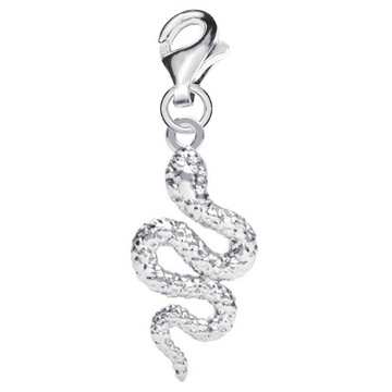 CHARMS ZAWIESZKA WĄŻ srebro 925