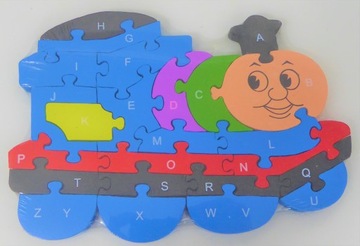 PUZZLE drewniane układanka EDUKACYJNE