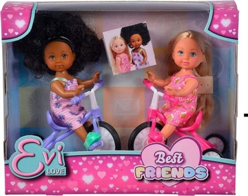 Simba Evi Lalki Best Friends Przyjaciółki na rowerach