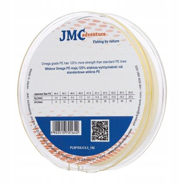 Plecionka JMC 8xCJ 0.5mm/150m/5.44kg