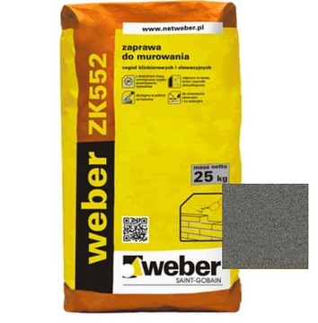 Zaprawa do murowania klinkieru Weber ZK552 TYTAN